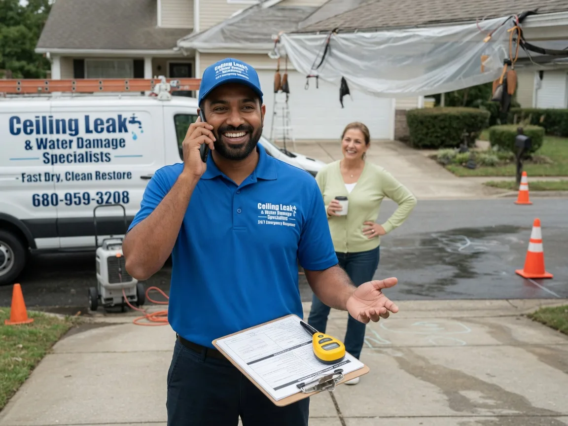 Ceiling Leak Cleanup Oxford, ME FAQs